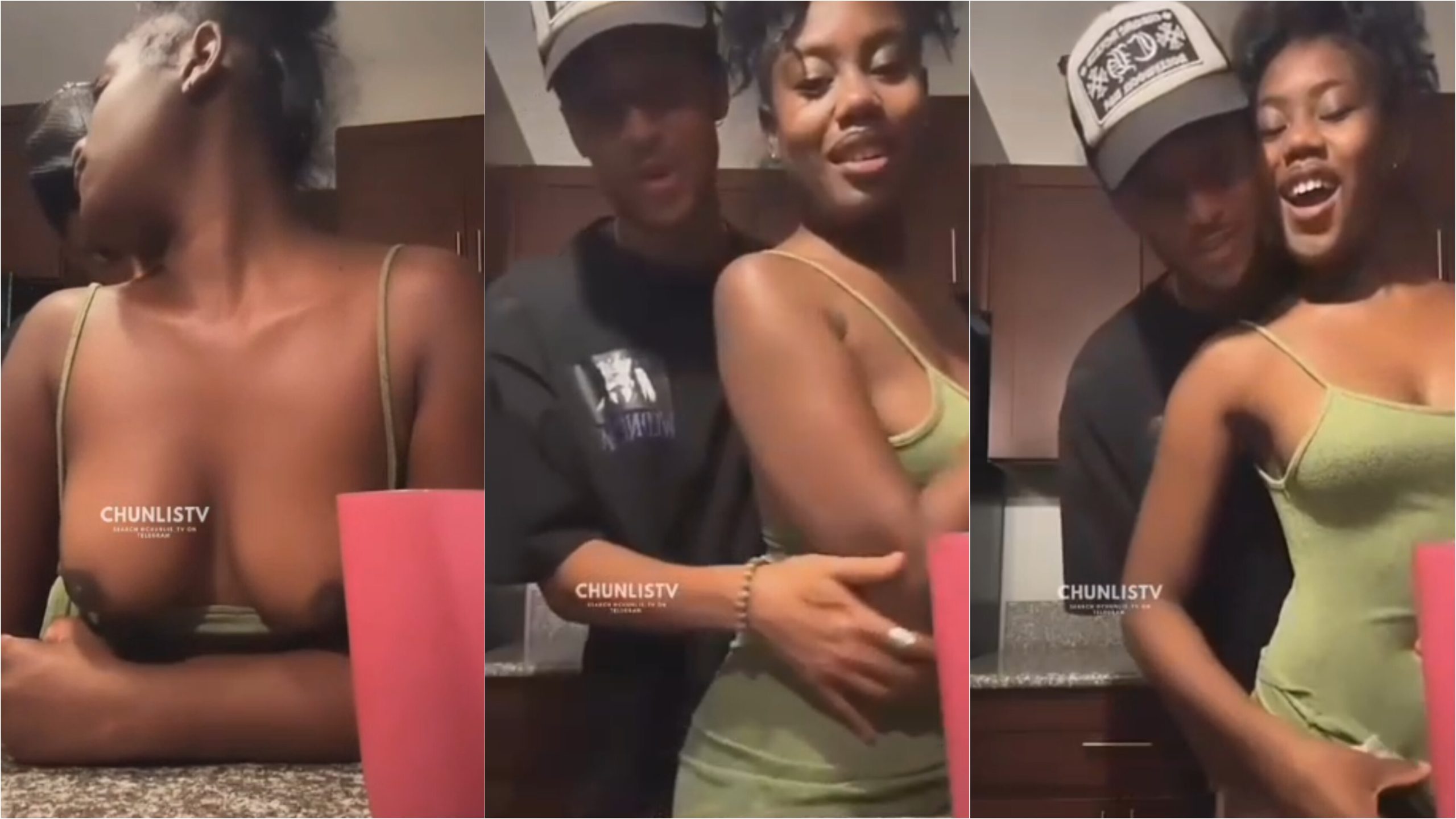 Watch as this 100 level male student bang his final year female counterpart on camera